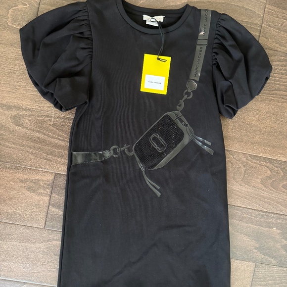 Marc Jacobs Voluminous Snapshot Dress in black - Picture 2 of 2